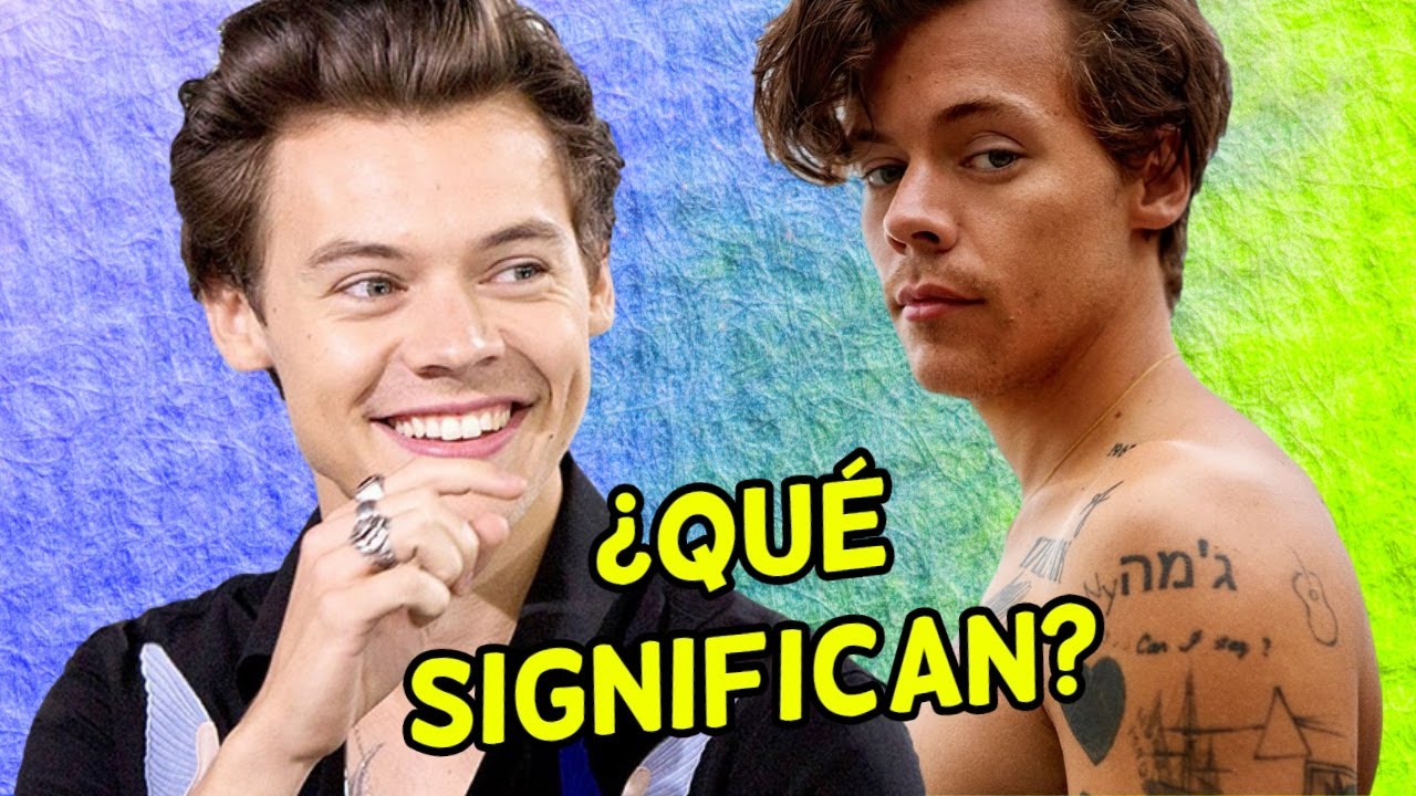 Harry Styles, Tatuajes y Significados! ¿Te lo has preguntado?