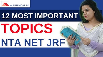 12 Most Important Topics for NTA UGC NET June 2019 | Must Prepare