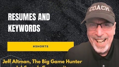 Resumes and Keywords #shorts