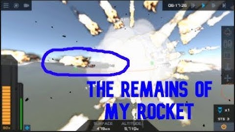 Building a new rocket, but blowing it up - SimpleRockets 2 Mobile Gameplay