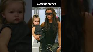 Victoria Beckham with daughter Harper  #davidbeckham #beckhamfamily #beckham  #victoriabeckham