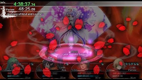 Labyrinth of Touhou 2 Beat Murakumo (20F) Speed Run in 5:38:33.37 (WR)