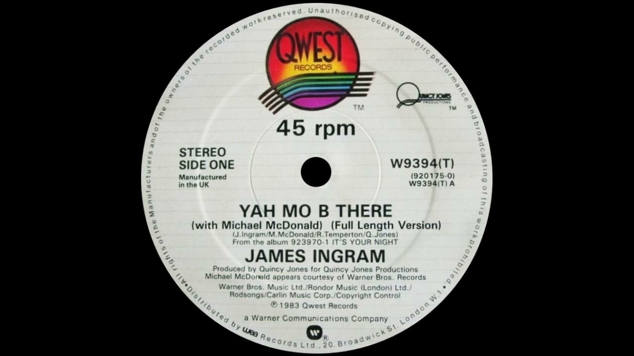 James Ingram With Michael McDonald - Yah Mo B There (Full Length