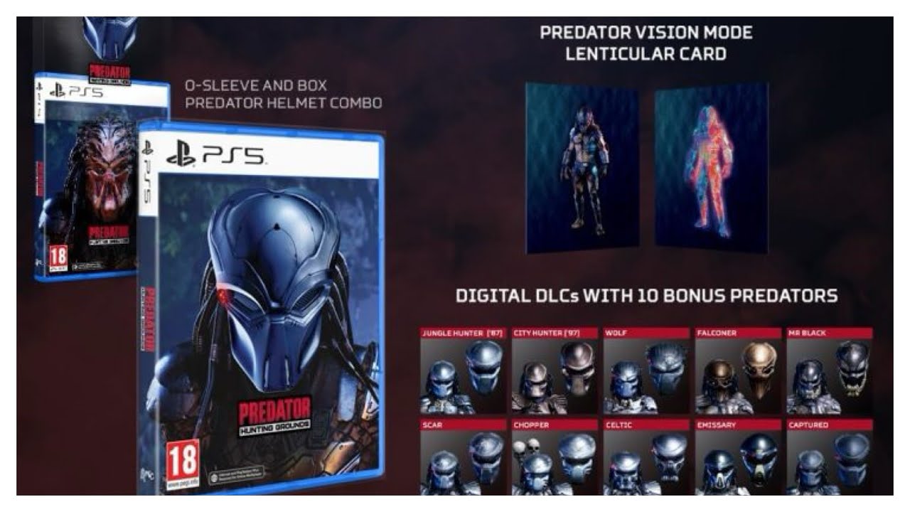 Predator Hunting Grounds Physical Edition is $69.95 - YouTube