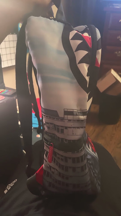 SPRAYGROUND SIDE-SHARK IN PARIS BACKPACK  Unboxing+Review (Louis Vuitton X  BAPE Inspired) 