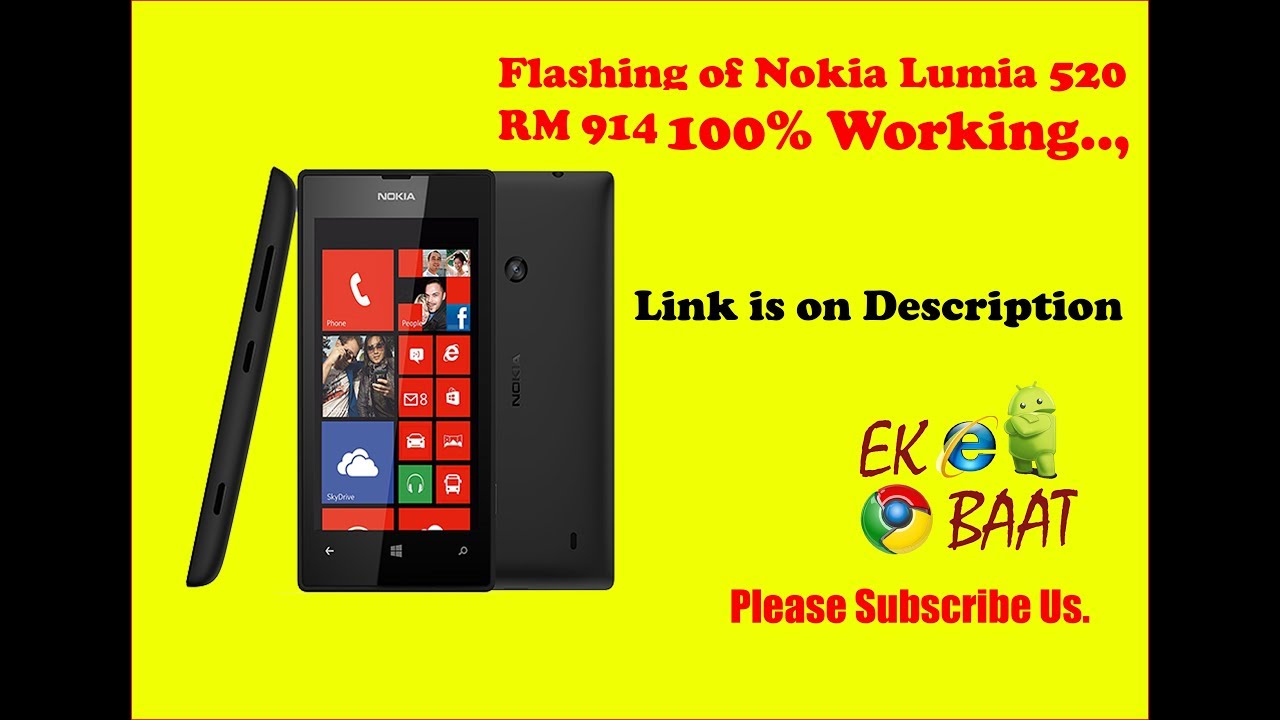 Flashing of Nokia Lumia 520 RM 914