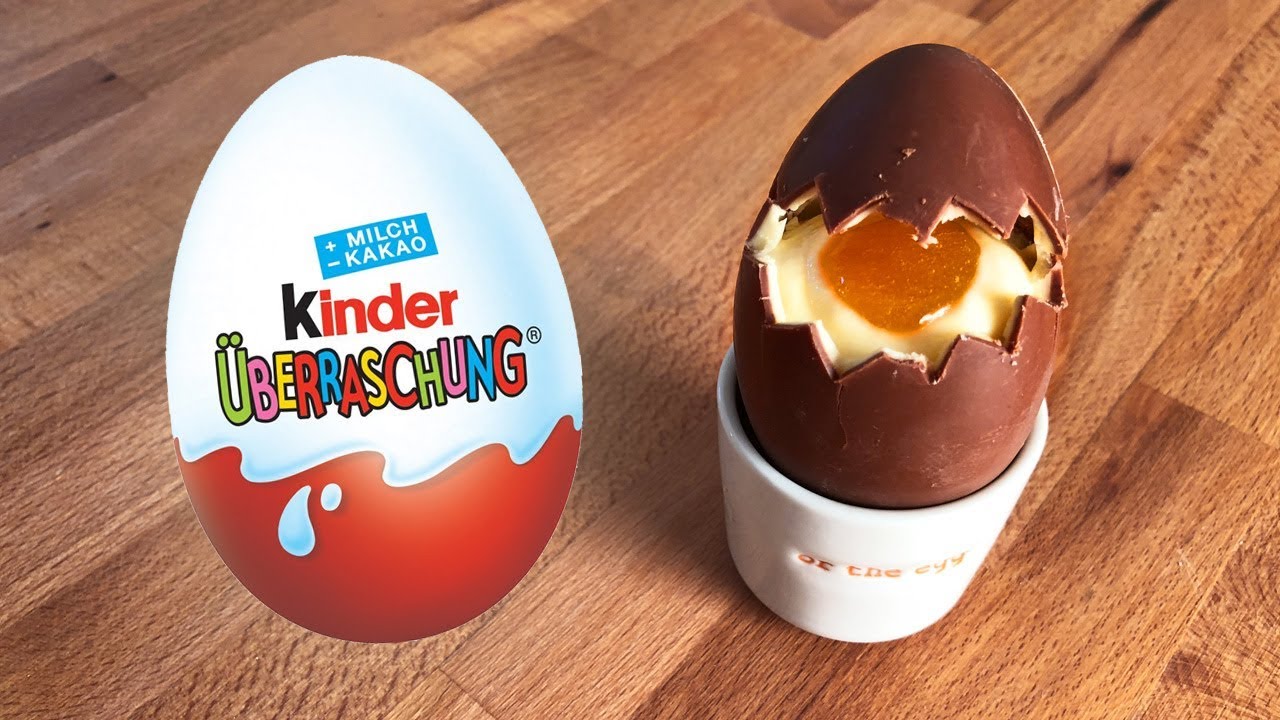 Kinder Überraschungsei Rezept I Ü-Ei Dessert - YouTube