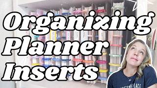 This ONE Change Fixed My Planner Insert Organization