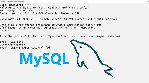 How to use the MySQL Command Line Client for running SQL commands. (Change color of MySQL console!)