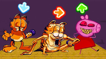 FNF Character Test | Gameplay VS Playground | VS Gorefield | VS Curious Cat | VS Muddy Puddles Peppa