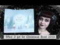 What i got for christmas 2023  gothic christmas haul  gothic jewellery bath products  jelly cats