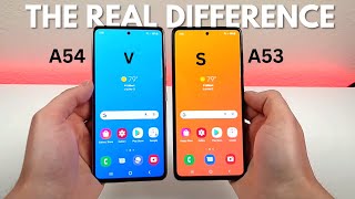 Galaxy A54 vs Galaxy A53 - THE REAL DIFFERENCE!