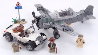 LEGO Indiana Jones Fighter Plane Chase 77012 review! One good deal, with one awful sticker