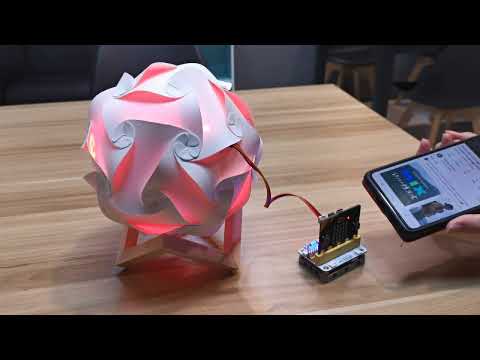 透過micro:bit主板音量值變化不同燈號