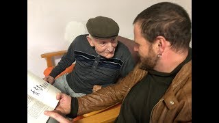 Visita entrañable, Visita a Eladio Diez, ex-alumno del maestro Benaiges