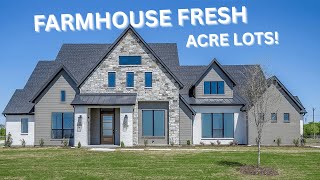 UNBELIEVABLE FARMHOUSE TOUR NEAR DALLAS TEXAS | ELMWOOD HOMES