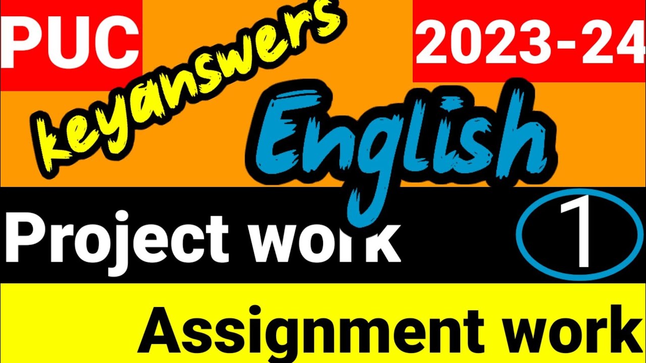 2nd puc english assignment 2023