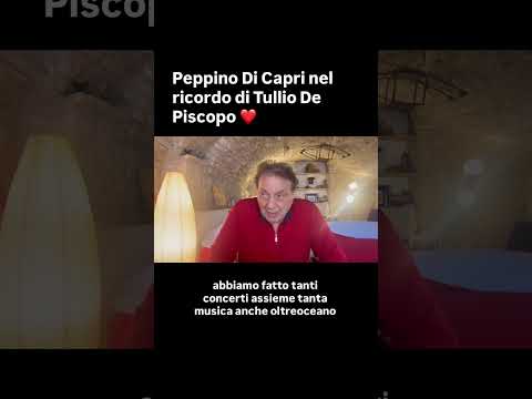 Video Tullio De Piscopo ricorda Peppino Di Capri