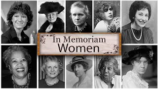 Women's Obituary: Famous Faces We've Lost...