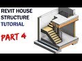 Revit Structure Tutorials for Beginners - Part 4 - Stairs &amp; Structure