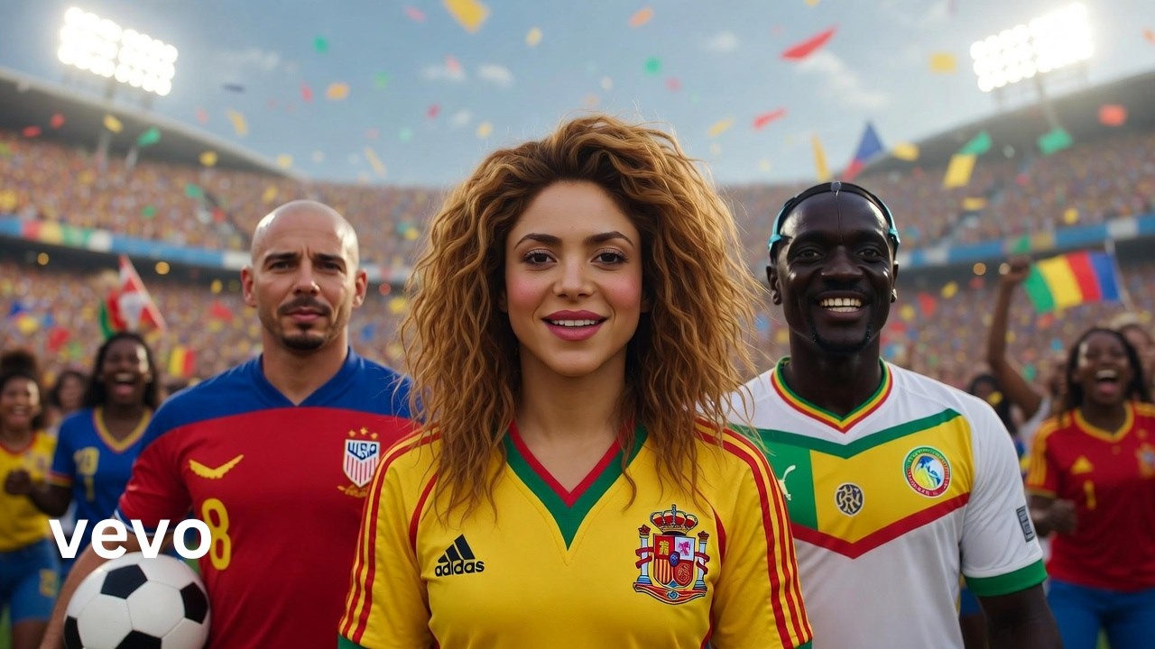 FIFA World Cup 🏆⚽🌍 – Victory In My Veins | Shakira ft. Pitbull & Akon fan made AI Music 2026