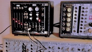 Bear Modules Wavey: (eurorack wavetable oscillator). Bell sound demo.
