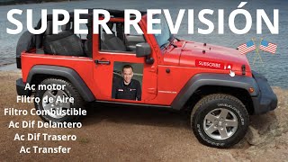 Como Cambiar JEEP WRANGLER Aceite Diferencial, Transfer y todos los  filtros. Mantenimiento Jeep. - YouTube