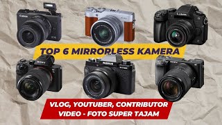 6 REKOMENDASI KAMERA MIRRORLESS MURAH TERBAIK 2023