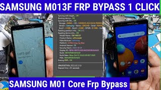 Samsung M013f Frp Bypass One Click  Samsung M01 Core Gmail Account Bypass  Samsung Frp Bypass 2022
