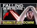 Falling in Reverse - Watch the World Burn | Independent Rapper REACTION!