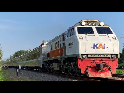 KERETA API TERPANJANG‼️MENEMUKAN 10 KERETA API BERJALAN NGEBUT DI PERLINTASAN DAN JALUR MELENGKUNG