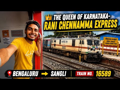 The Queen of Karnataka 🚆 | Rani Chennamma Express train | 16589 | Bengaluru to Sangli Full Journey
