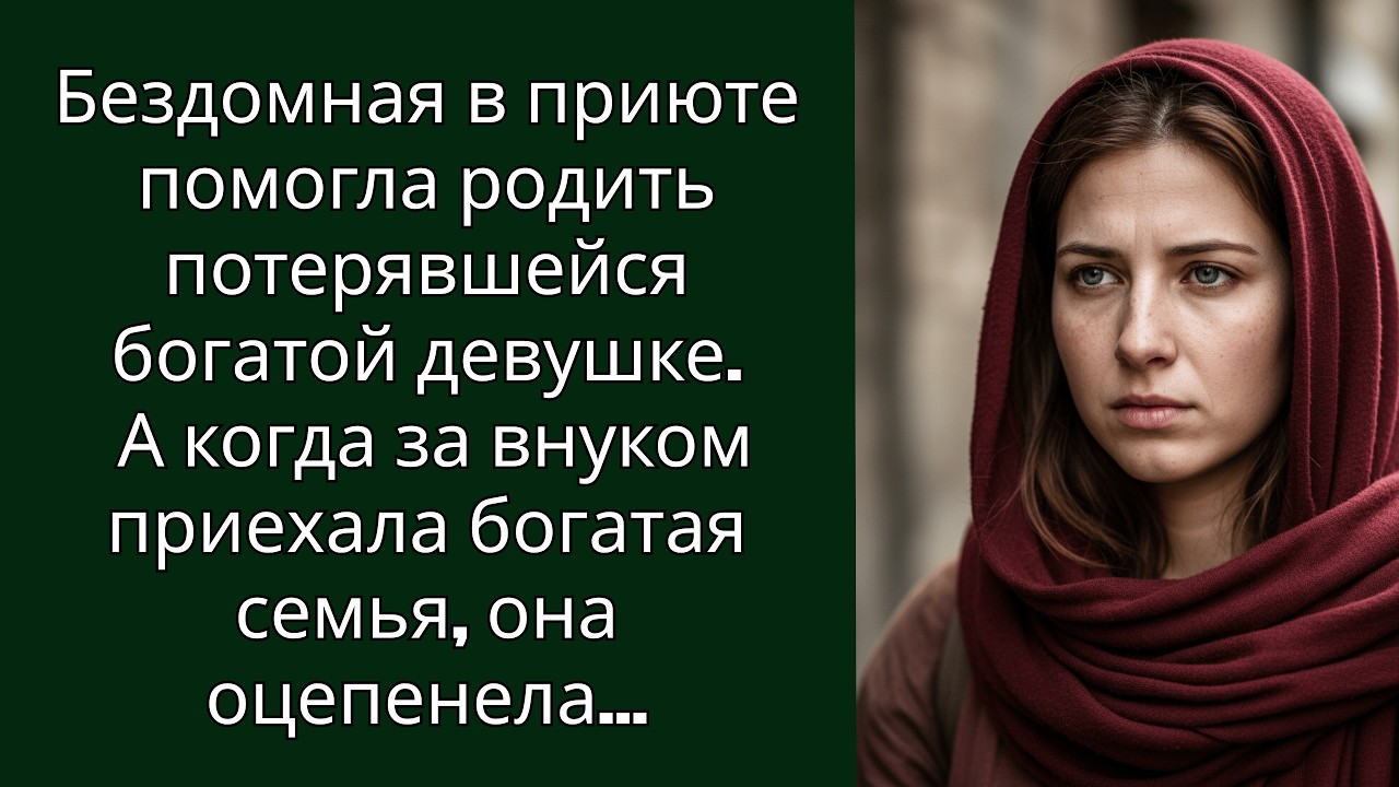 Бездомная в приюте помогла родить потерявшейся богатой девушке… И вот что было дальше