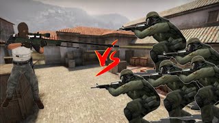 CS:Source | 1 vs 5 Expert bots!!! ( using only awp)  de_mirage