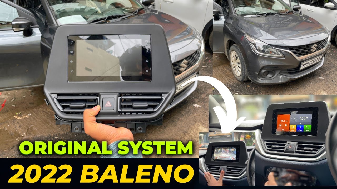 2022 Baleno Original System Harman Touch Screen Camera installation