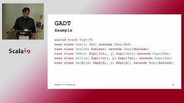 Algebraic DataTypes in Scala. Where is the algebra? What other algebras are there? - Harry Laoulakos