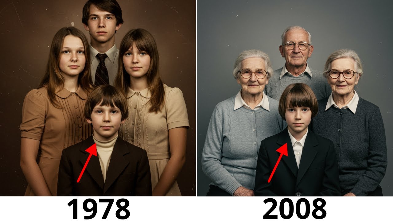 Quattro fratelli fecero una foto insieme — Ma decenni dopo, il più giovane non è ancora invecchiato