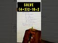 Many of you will solve this WRONGLY.  #solve #learn #solvingmaths #maths