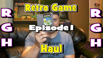 Retro Game Haul -- Ep 01 -- In The Beginning there was...NES!!!