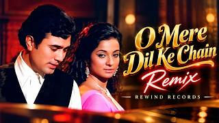 O Mere Dil Ke Chain | Evergreen Bollywood Remix | Rewind Records