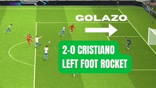 Liverpool 2-0 QPR | Legend Difficulty efootball Gameplay | Cristiano Left Foot Rocket Goal