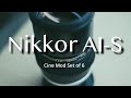 Nikkor ais cine mod lens review  coming soon