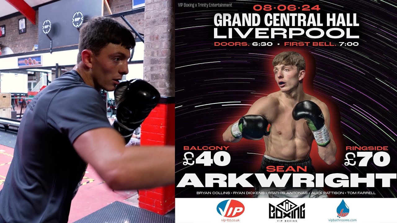 SMILING SOUTHPAW SEAN ARKWRIGHT caught up with VIP as he prepares to ...