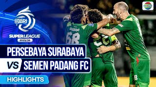 Persebaya Surabaya VS Semen Padang FC - Highlights | BRI Super League 2025/26