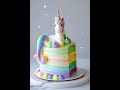 Unicorn Rainbow Pastel Cake Trend 🦄✨ | Kids’ Birthday Favorite 2025