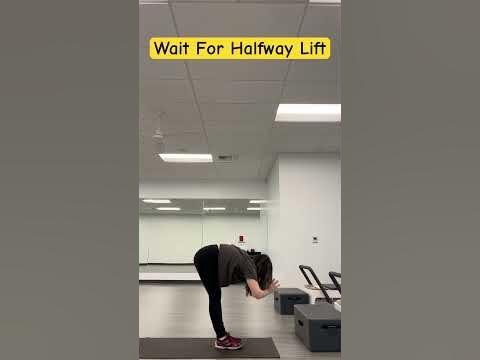 Forward Fold to Halfway Lift - YouTube