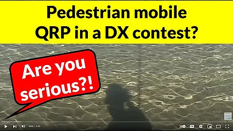 HF pedestrian mobile during 2018 Oceania DX Contest