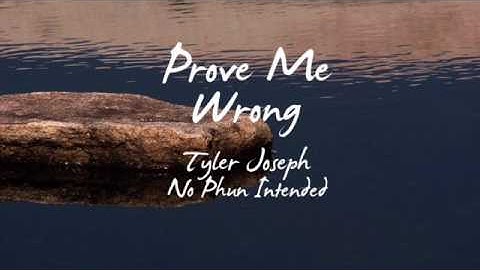Prove Me Wrong- Tyler Joseph