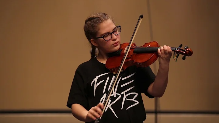 2018 District FAF: String Solo (Violin) - Leah Cro...