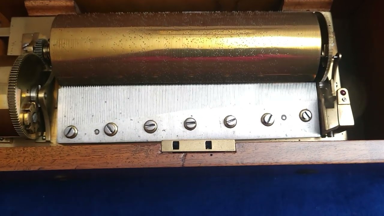Early Swiss 3 Ouverture Cylinder Music Box